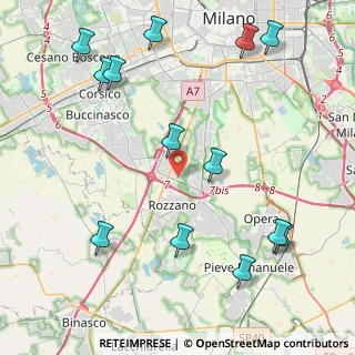 Mappa Via Monte Penice, 20089 Rozzano MI, Italia (5.27077)