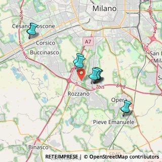 Mappa Via Monte Penice, 20089 Rozzano MI, Italia (3.19364)