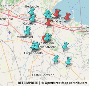 Mappa Viale Silvio Longhi, 46043 Castiglione delle Stiviere MN, Italia (6.877)