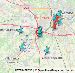 Mappa 37062 Dossobuono VR, Italia (3.31182)