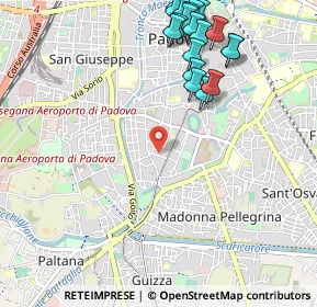 Mappa Via Armando Diaz, 35123 Padova PD, Italia (1.28)