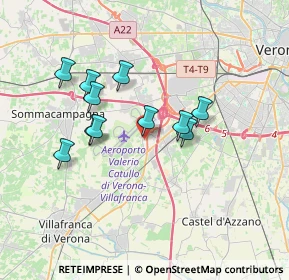 Mappa Via Monte Baldo, 37062 Dossobuono VR, Italia (3.00727)