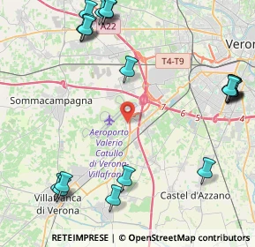 Mappa Via Monte Baldo, 37062 Dossobuono VR, Italia (5.8015)