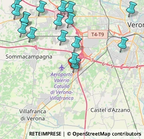 Mappa Via Monte Baldo, 37062 Dossobuono VR, Italia (5.25647)