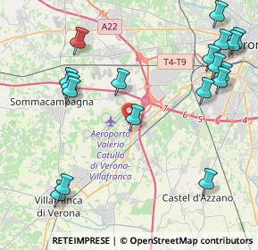 Mappa Via Monte Baldo, 37062 Dossobuono VR, Italia (5.28)