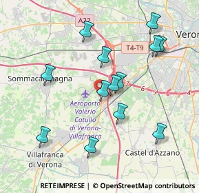 Mappa Via Monte Baldo, 37062 Dossobuono VR, Italia (3.81462)