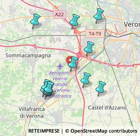 Mappa Via Monte Baldo, 37062 Dossobuono VR, Italia (3.9025)