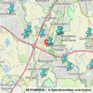 Mappa Via Resegone, 20089 Rozzano MI, Italia (2.45667)