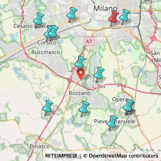 Mappa Via Resegone, 20089 Rozzano MI, Italia (5.27846)
