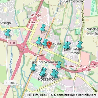 Mappa Via Resegone, 20089 Rozzano MI, Italia (1.06769)