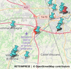 Mappa FRAZ, 37062 Dossobuono VR, Italia (5.935)
