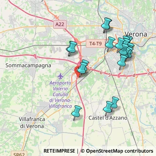 Mappa FRAZ, 37062 Dossobuono VR, Italia (4.5525)