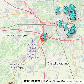 Mappa FRAZ, 37062 Dossobuono VR, Italia (6.48889)