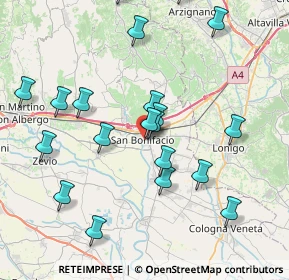 Mappa Vicolo della Libertà, 37047 San Bonifacio VR, Italia (8.465)