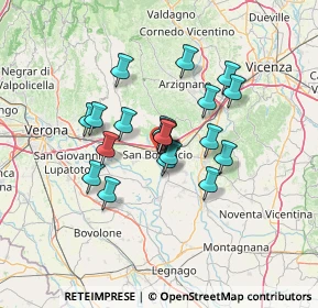 Mappa Vicolo della Libertà, 37047 San Bonifacio VR, Italia (9.904)