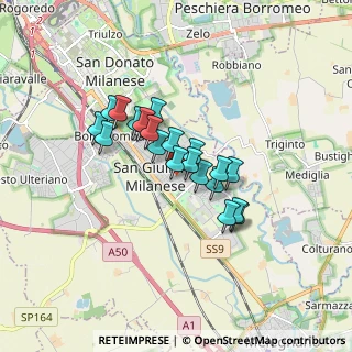 Mappa Via Campoverde, 20098 San Giuliano Milanese MI, Italia (1.213)