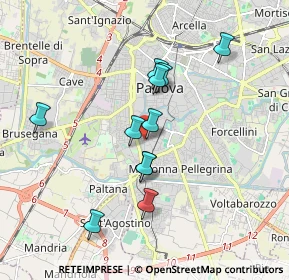 Mappa Via Guglielmo Marconi, 35123 Padova PD, Italia (1.61636)