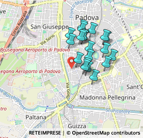 Mappa Via Guglielmo Marconi, 35123 Padova PD, Italia (0.704)