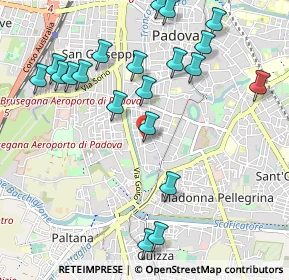 Mappa Via Guglielmo Marconi, 35123 Padova PD, Italia (1.1555)