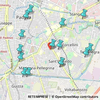 Mappa Via P. Paruta, 35126 Padova PD, Italia (1.26867)