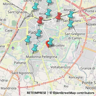 Mappa Via P. Paruta, 35126 Padova PD, Italia (2.24455)
