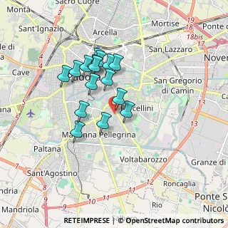 Mappa Via P. Paruta, 35126 Padova PD, Italia (1.40875)