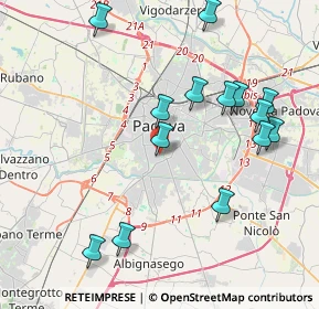 Mappa Via Giosuè Carducci, 35123 Padova PD, Italia (4.32643)