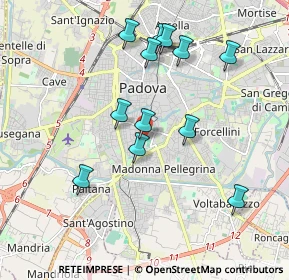 Mappa Via Giosuè Carducci, 35123 Padova PD, Italia (1.84417)