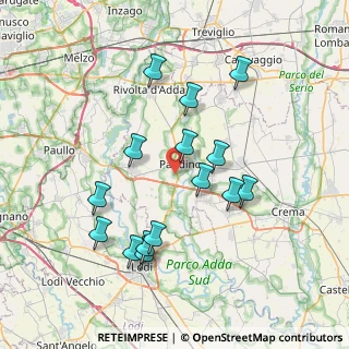 Mappa Via Bertolino, 26025 Pandino CR, Italia (7.282)