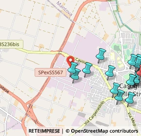 Mappa Via del Commercio, 46043 Castiglione delle Stiviere MN, Italia (1.49)