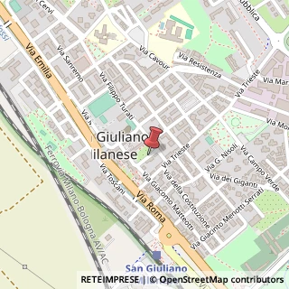 Mappa Piazza Giuseppe di Vittorio, 2, 20098 San Giuliano Milanese, Milano (Lombardia)