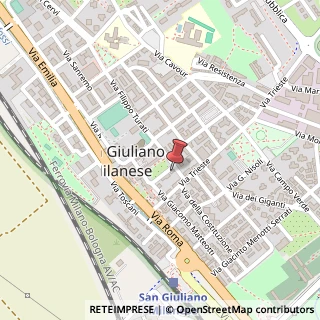 Mappa Via Dante Alighieri, 18, 20098 San Giuliano Milanese, Milano (Lombardia)