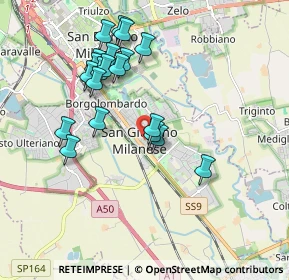 Mappa Via Dante Alighieri, 20098 San Giuliano Milanese MI, Italia (1.799)