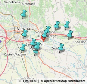 Mappa Via Centegnano, 37036 San Martino buon albergo VR, Italia (6.39438)