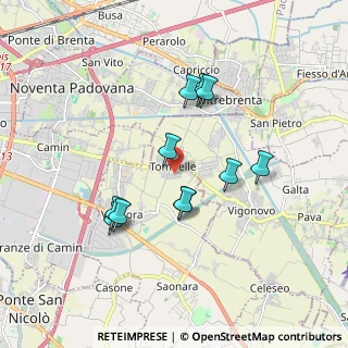 Mappa Via Sile, 35020 Saonara PD, Italia (1.58727)