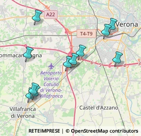 Mappa Viale Europa, 37062 Dossobuono VR, Italia (4.13727)