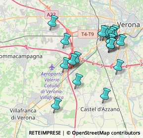 Mappa Via Ugo Foscolo, 37062 Dossobuono VR, Italia (3.9025)