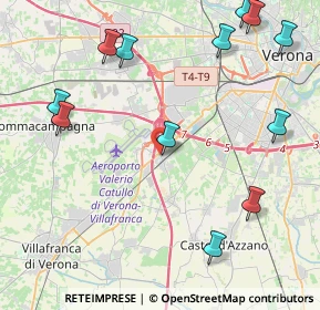Mappa Via Ugo Foscolo, 37062 Dossobuono VR, Italia (5.3675)