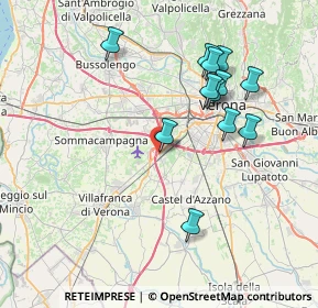 Mappa Via Ugo Foscolo, 37062 Dossobuono VR, Italia (7.495)