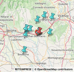 Mappa Via S. G. Bosco, 37047 San Bonifacio VR, Italia (9.28917)