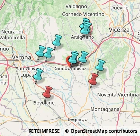 Mappa Via S. G. Bosco, 37047 San Bonifacio VR, Italia (10.96333)