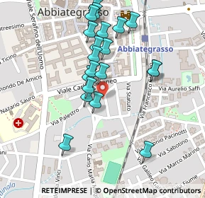 Mappa Via Damiano Chiesa, 20081 Abbiategrasso MI, Italia (0.2245)