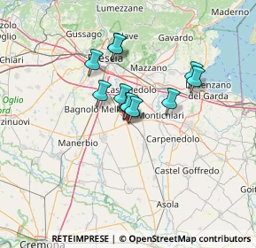 Mappa Via dei Muratori, 25016 Ghedi BS, Italia (9.45455)