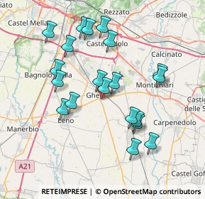 Mappa Via dei Muratori, 25016 Ghedi BS, Italia (7.2295)