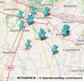 Mappa Via dei Muratori, 25016 Ghedi BS, Italia (7.109)