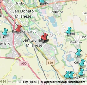 Mappa Via Giacinto Menotti Serrati, 20098 San Giuliano Milanese MI, Italia (2.77214)