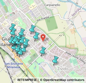 Mappa Via Giacinto Menotti Serrati, 20098 San Giuliano Milanese MI, Italia (0.58)