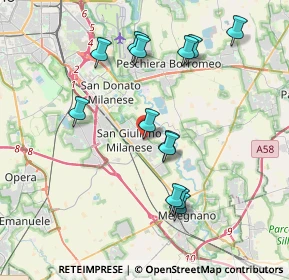 Mappa Via Giacinto Menotti Serrati, 20098 San Giuliano Milanese MI, Italia (3.76923)