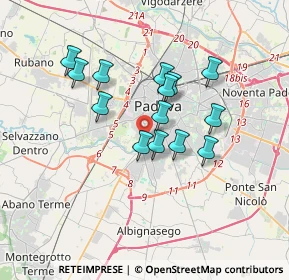 Mappa Via Narni, 35142 Padova PD, Italia (2.83357)