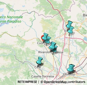 Mappa Via Piave, 10082 Cuorgnè TO, Italia (15.43737)